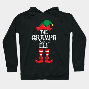 Grampa Elf Matching Family Christmas Grandpa Hoodie